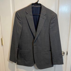 J. Crew Mens Ludlow Four Season Wool Slim Suit Jacket 38s